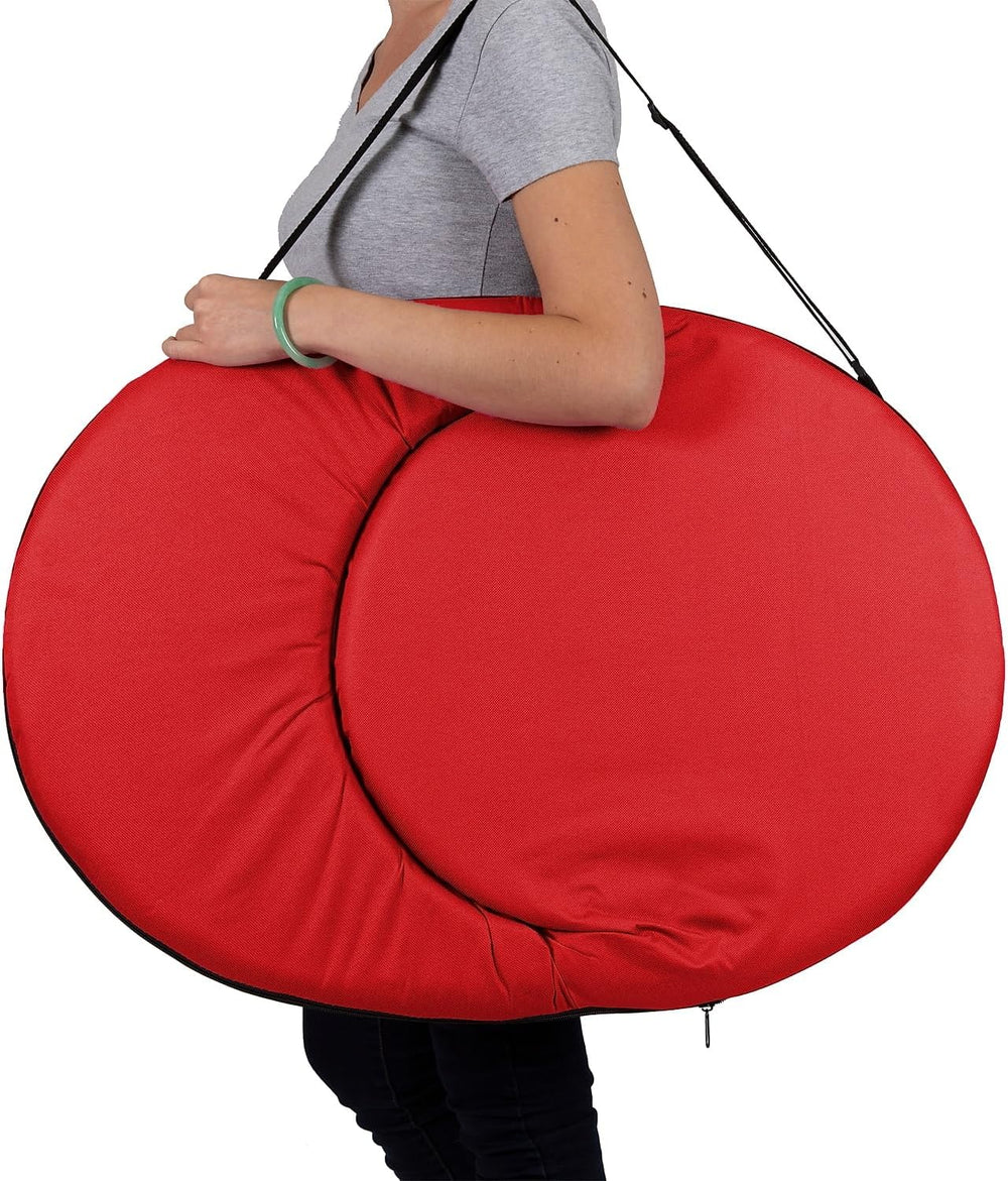 STANSPORT - Go Anywhere Multi-fold Comfy Padded Floor Chair With Back Support