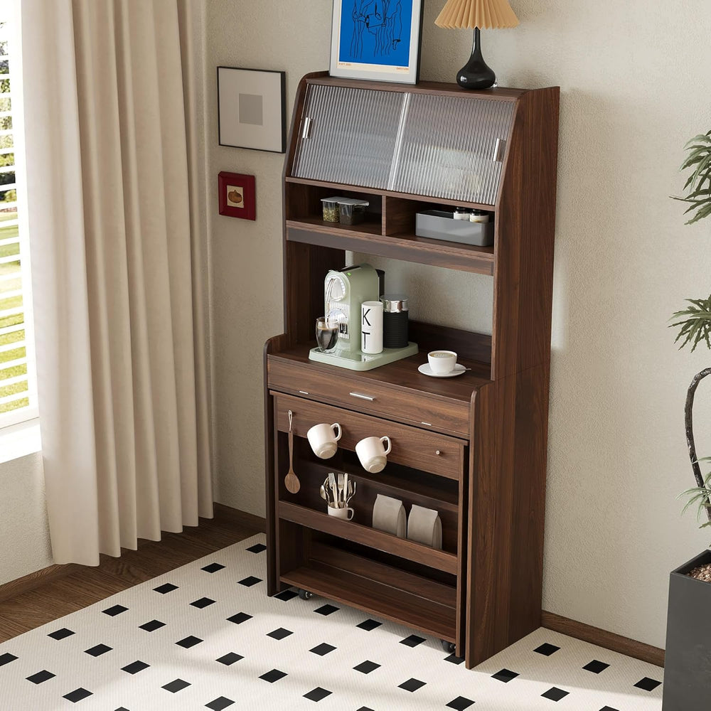 roomfitters 69" Kitchen Pantry Organizers and Storage Kitchen Cabinet wi...