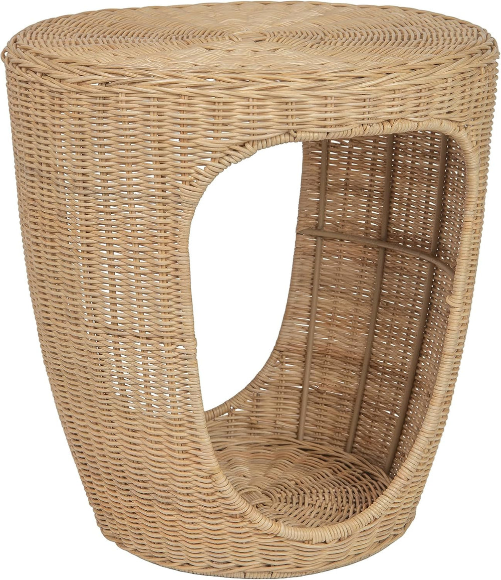 Kouboo- Naya Wicker Sidetable & Endtable for Livingromm or Bedroom, Natural