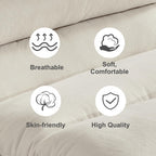 Dineli Bean Bag Chairs for Adults, Beanbag Chair Lounge Sofa Comfy Reading Chair for Bedroom & Living Room, Memory Foam Lazy Floor Couch, White