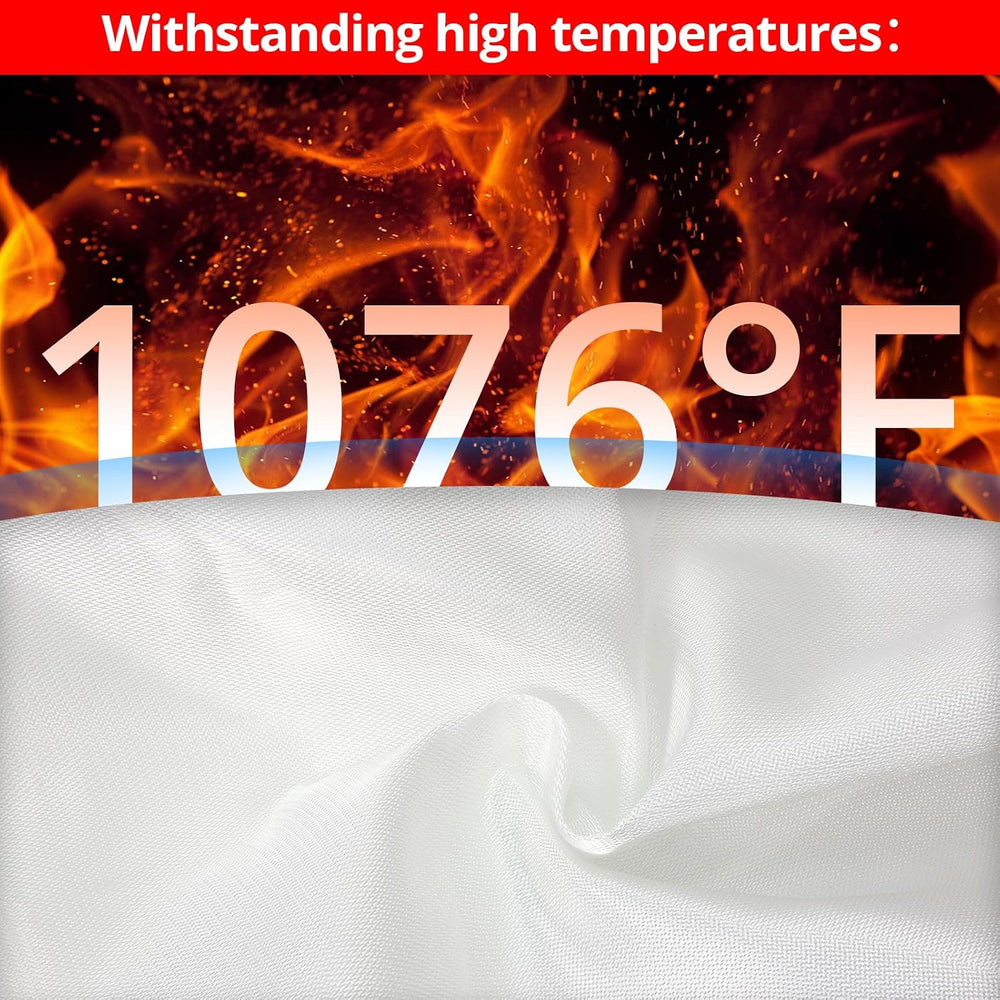 SecuCaptain Emergency Fire Blanket for Home and Kitchen - 8 Pack 40"x40&...