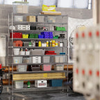 14" Deep x 72" Wide x 96" Height Wire Shelving Kit | 10-Tier | NSF Commercial Storage Rack Unit