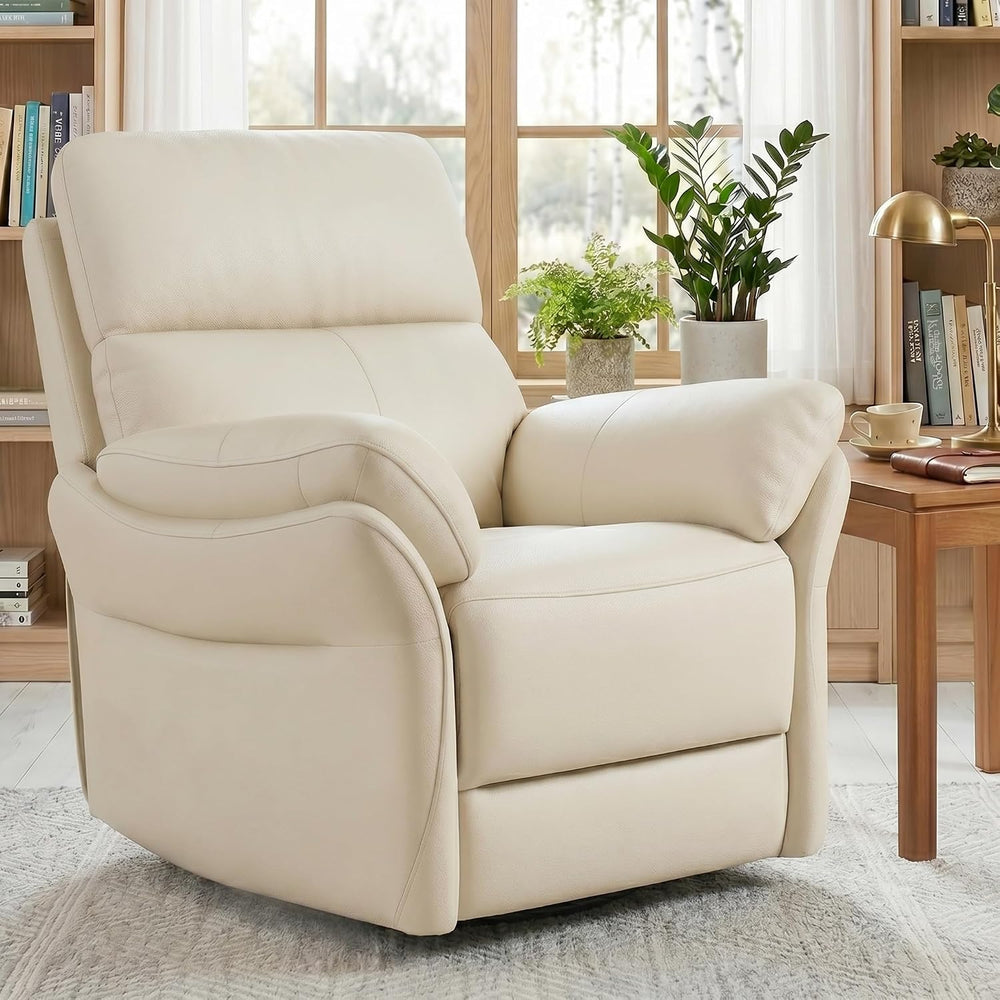 AIRSKY Genuine Leather Recliner Chair for Adults