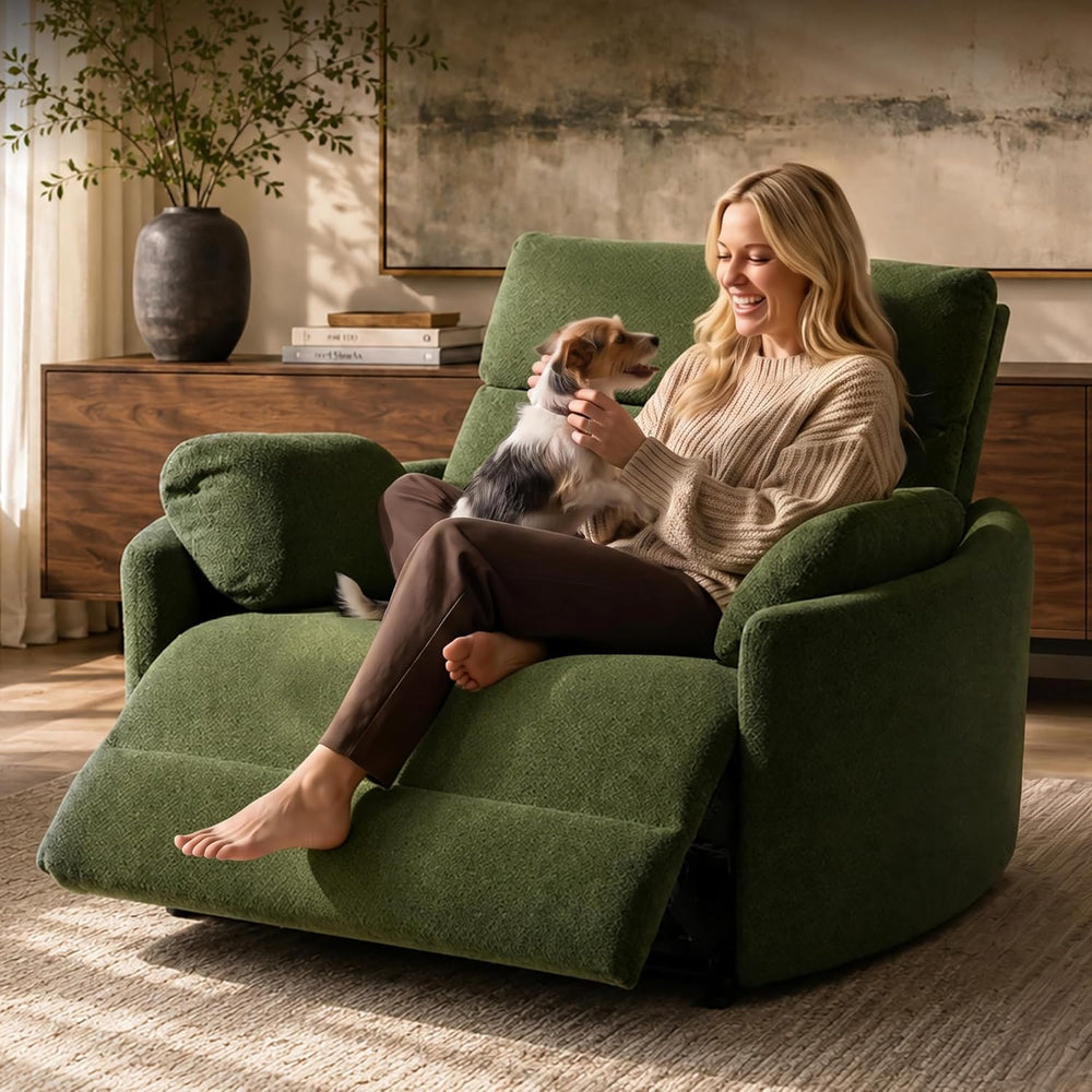 FLEXISPOT Mochi Oversized 54" Power Recliner Chair for Big & Tall, C...