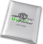 RC Lipo Safe Bag,Fire Retardant Lipo Battery Bag,9''x11.8''Silver,Fireproof Explosion-proof Sack for Charging and Storage