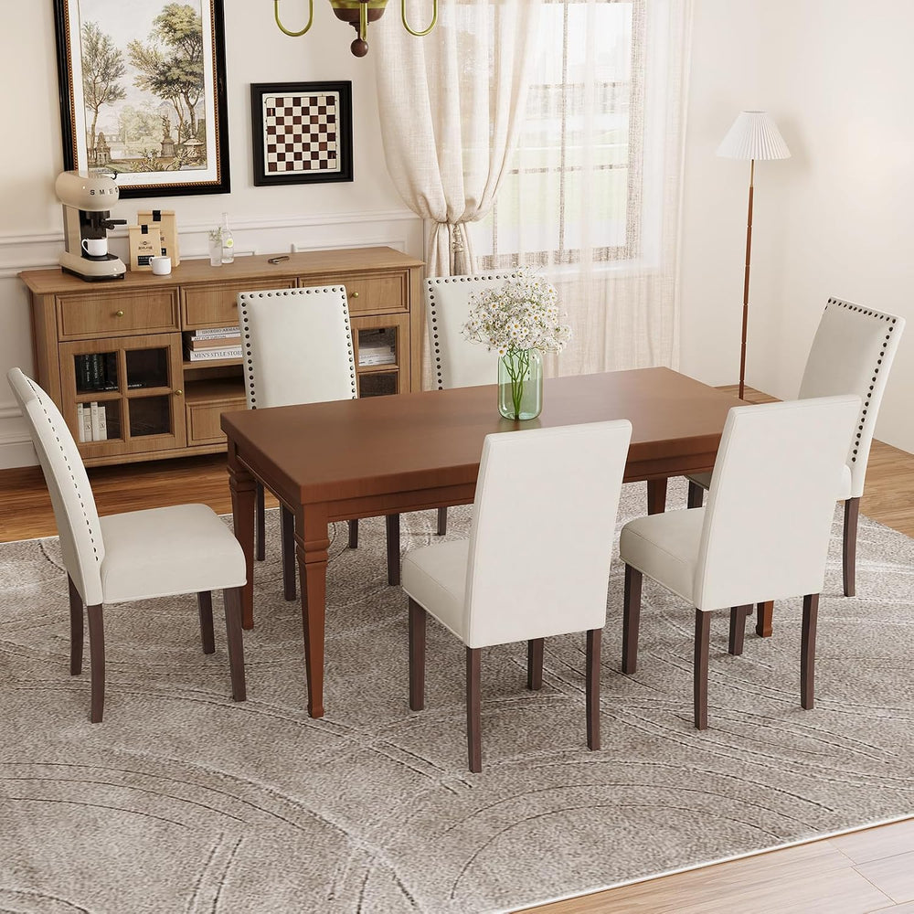 MALOL Velvet Dining Chairs Set of 2, Upholstered Kitchen Chairs with Thick Cu...
