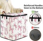 king comforter storage bag,clothes blanket bedding pillow quilt organizer for closet,fabric moving bags with portable handles and zipper 95L(2pack)