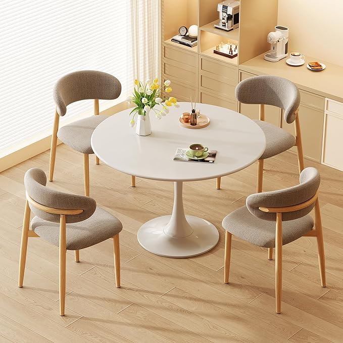 Dining Chairs Set of 2 for Kitchen Dining Table Mid Century Modern Farmhouse ...