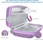 Insulin Cooler Travel Case,EVA Insulation Travel Medicine Kit with 2 Ice Packs for Diabetes Care,Insulin Pen and Other Diabetic Supplies (Purple)