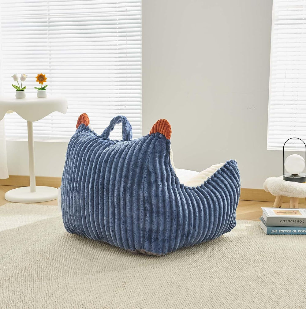 Kisoy Bean Bag Chair, Bean Bag Sofa with Memory Foam Filler for Boys and Girl...