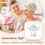 Elephant Gifts for Grandma Christmas, Cute Grandma Gifts from Grandchildren | You don't have ugly grandchildren, Ring Dish 4" Practical Size, Ceramic