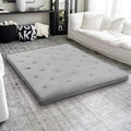 ZonLi Japanese Floor Futon Mattress Twin Size 39"x 80",100% Cotton Cover 4'' Thicken Tatami Mattress,Foldable Sleeping Pad,Portable Dormitory Tatami Mat,Roll Up Floor Lounger Bed for Adult