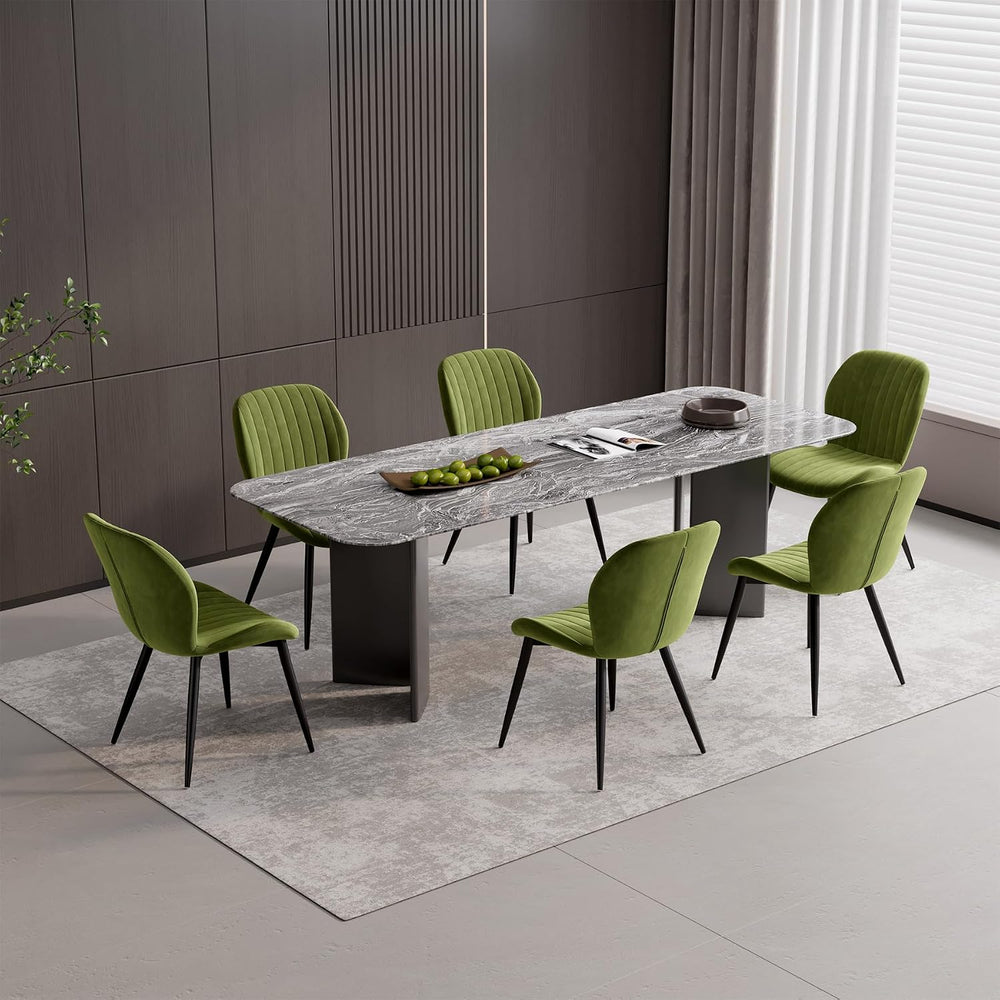 Dining Chairs Set of 4 Modern Velvet Dining Room Chairs Upholstered Dining Ch...