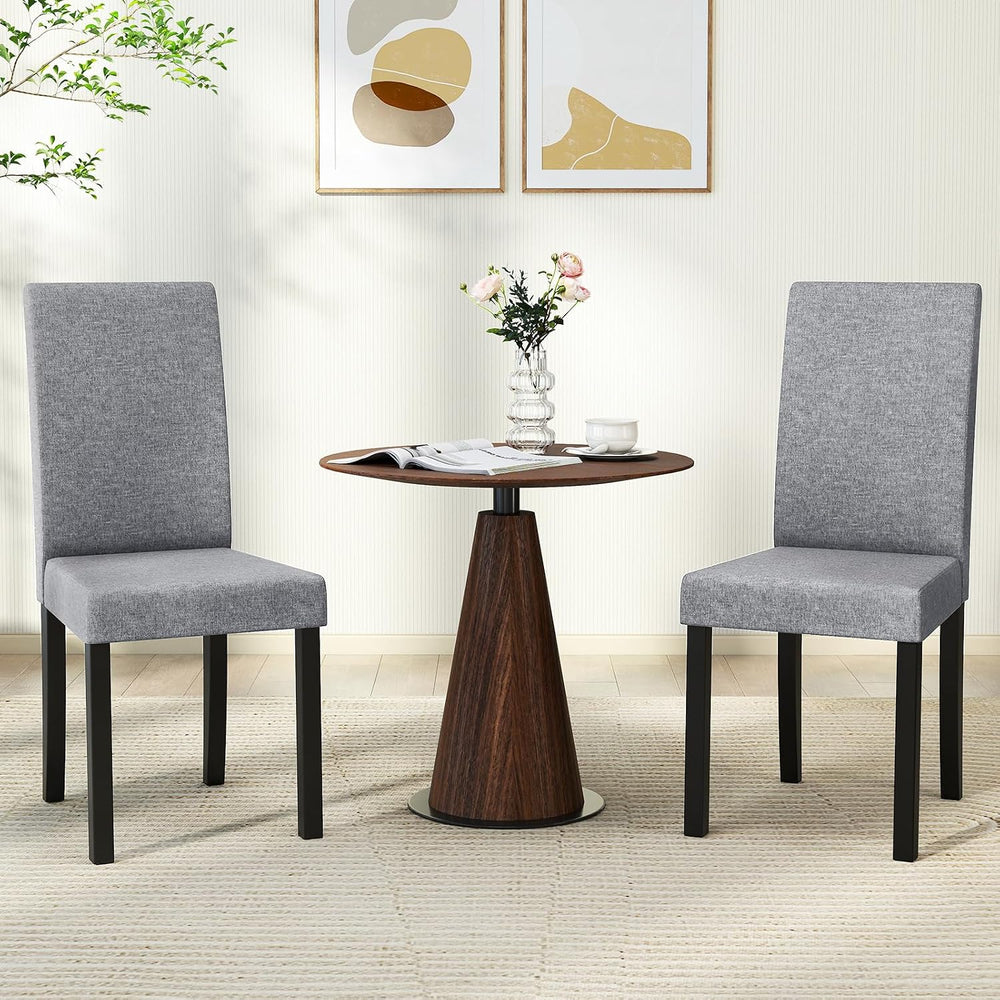 GOFLAME Upholstered Dining Chairs Set of 4, Fabric Kitchen Chairs with Padded...