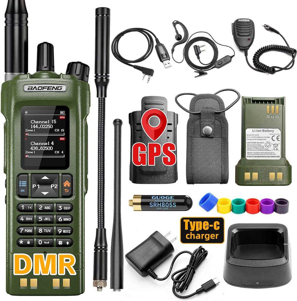 BAOFENG DM32 DM-32UV DMR Radio,Walkie Talkies Long Range ,ham Radio 1pcs