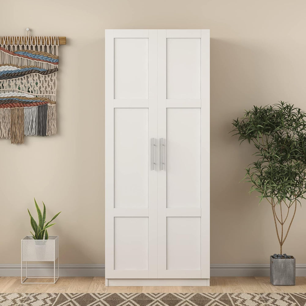 Kitchen Pantry Storage Cabinets, 70.87" Tall Pantry Cabinet with 2 Door ...