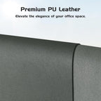 Aothia Leather Desk Pad Protector, Office Desk Mat, Large Mouse Pad, Laptop Desk Pad, Non-Slip PU Leather Desk Blotter, Waterproof Desk Writing Pad for Office and Home (Jungle Green, 47" x 24")
