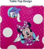 Jakks Pacific Minnie Jr Activity Table Set with One Chairs ,Teal and Red