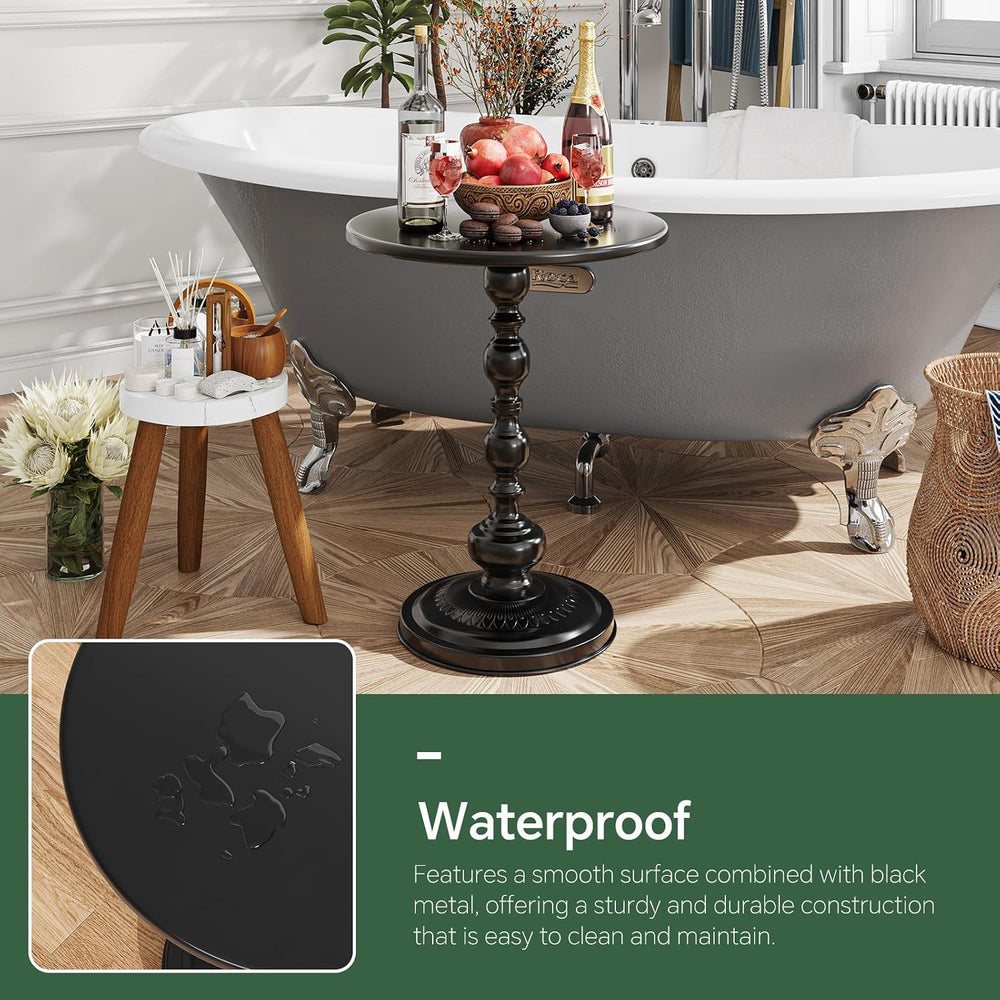 Simple Trending Small Side Table, Round Drink Table End Table, Sofa Table TV ...
