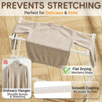 Collapsible Laundry Drying Rack for Small Apartment,35 lbs Carbon Steel with Reinforced Joints, Adjustable Space Saving Indoor Outdoor Rack, No Tools, 17.7"-29" W x 12" D x 35.5" H, White