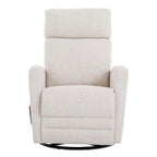 Dream On Me Chatham Basic Nursery Rocking Glider in Ecru, 360° Swivel Motion, FSC Certified, Greenguard Gold & JPMA Certified Nursery Glider, Three Rocking Modes Nursery Glider Recliner
