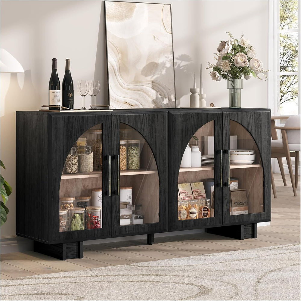 JOINICE Sideboard Buffet Cabinet with Storage,63” Modern Accent Console Cabin...
