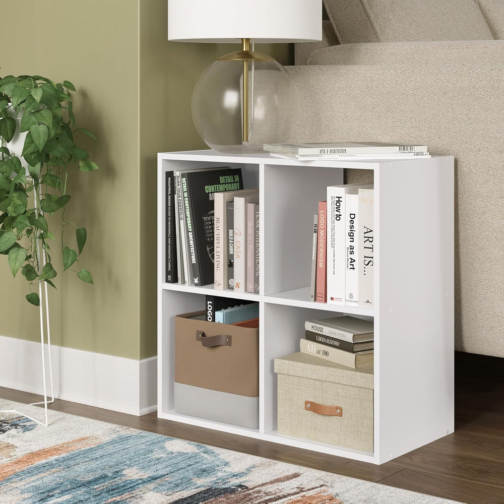 Signature Design by Ashley Onita Contemporary 4 Cube Organizer for Storage, F...