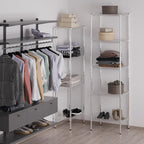 18" Deep x 24" Wide x 86" Height Wire Shelving Kit | 5-Tier | NSF Commercial Storage Rack Unit