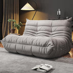 Bean Bag Chairs for Adults, Memory Foam Couch Loveseat Sofa Chair, Soft Teddy Material Cozy Comfy Reading Nook Chairs, Floor Chair for Living Room Bedroom Office(Grey)