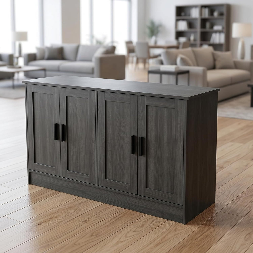 Anystyle 53" Dark Grey Buffet Cabinet with Storage