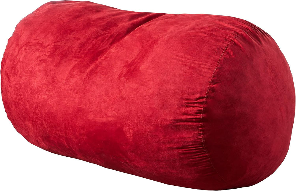 Christopher Knight Home Haley 6 Ft Faux Suede Microfiber Bean Bag (Red)
