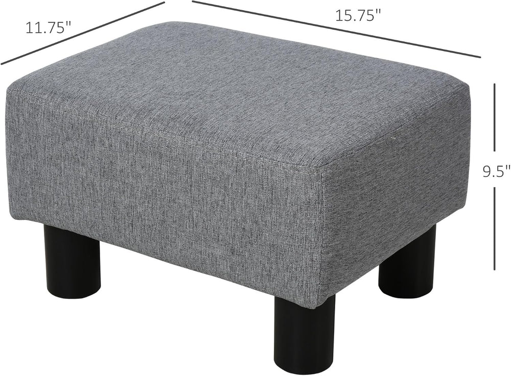 Designer Style Rectangular Footrest Ottoman
