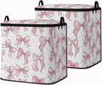 king comforter storage bag,clothes blanket bedding pillow quilt organizer for closet,fabric moving bags with portable handles and zipper 95L(2pack)