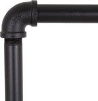 William Roberts Vintage Industrial Heavy Duty Hanging Rod Garment Rolling Closet Organizer Rack (48 in., Flange Feet)