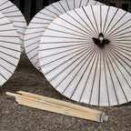 BESPORTBLE Bamboo Paper Umbrella Holder Replacement Frame, Oil Paper Umbrella Support for Wedding, Photography, And Decorative Use, 32 Inch Folding Rack