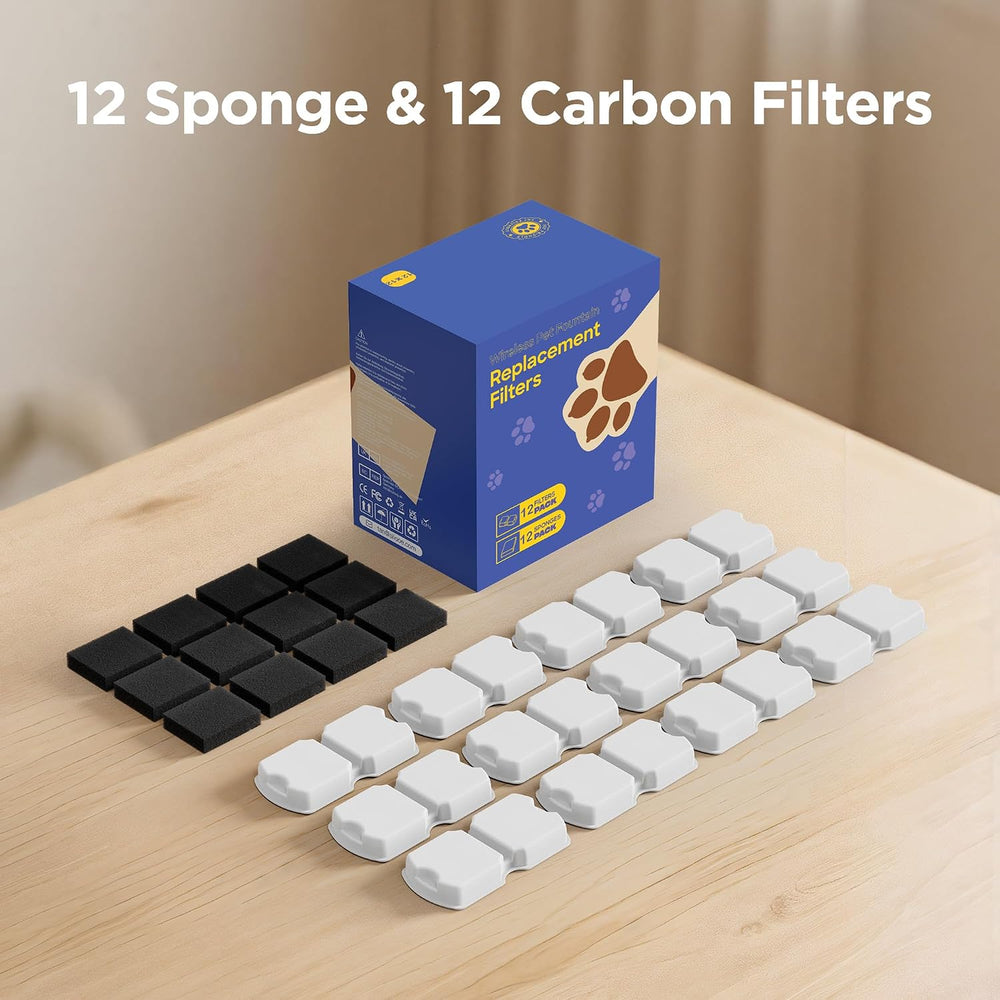 Pet Water Fountain Filter: 24 Per Fountain Filter Replacement