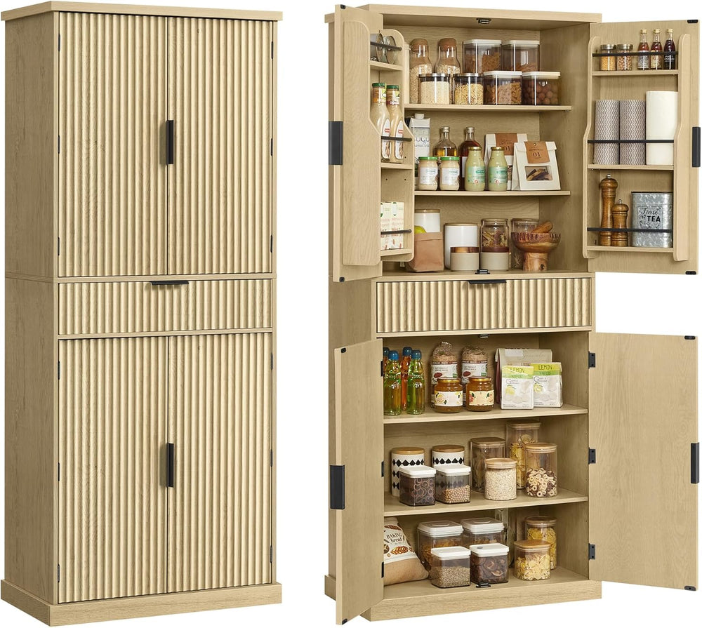 VASAGLE MAXE Collection - Pantry Cabinet, 70.6-Inch Tall Storage Cabinet with...