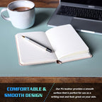 K KNODEL Desk Mat, Blotter, Dual-Sided Office Desk Pad, Waterproof Desk Mat for Desktop, Desk Blotters, PVC Leather Pad Protector (Light Blue, 31.5" x 15.7")