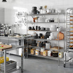 21" Deep x 60" Wide x 74" Height Wire Shelving Kit | 6-Tier | NSF Commercial Storage Rack Unit