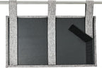 Linen Bedside Caddy, Bedside Storage Organizer for Hospital Beds, College Dorm Rooms or Baby Bed (6 Pockets-Grey)