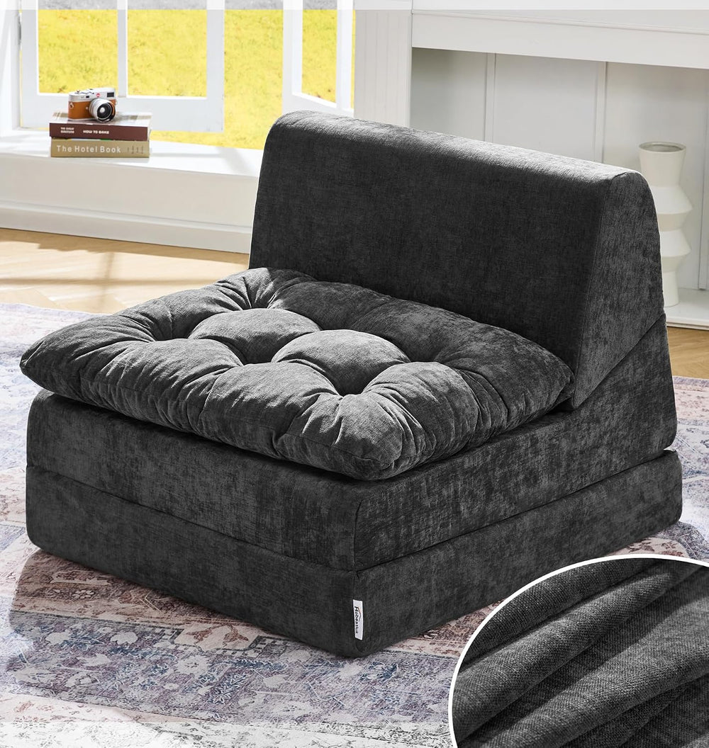 Hobestluk Sofa Couch Folding Sofa Bed Comfy Floor Lounger Convertible Sofa wi...