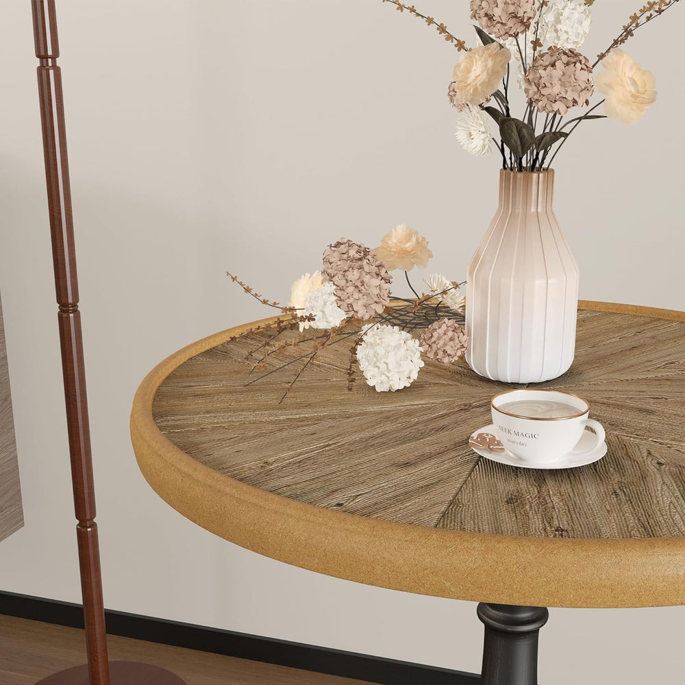 Wooden End Tables Retro Side Table French Country Accent Coffee Side Table Mo...