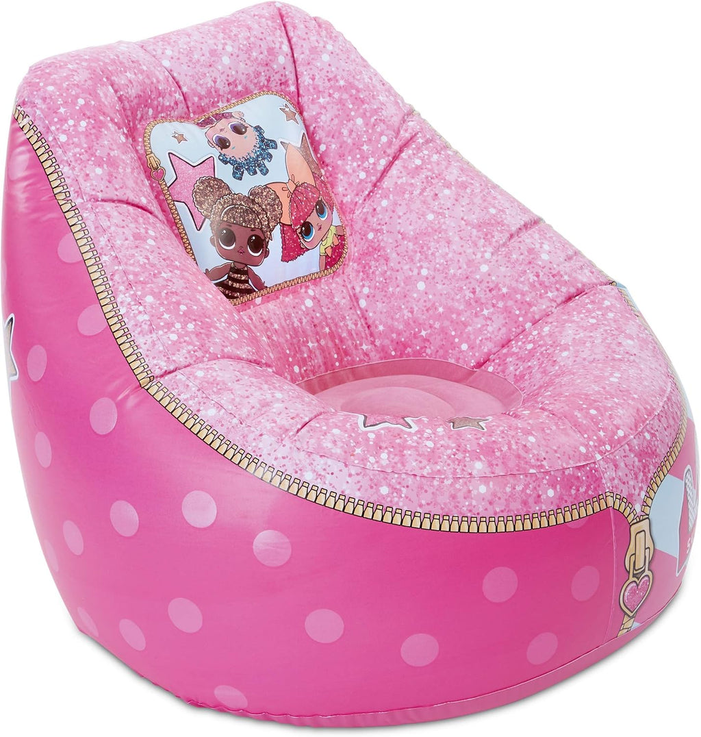 L.O.L. Surprise! Pink Inflatable Chair for Kids – Easy to Inflate