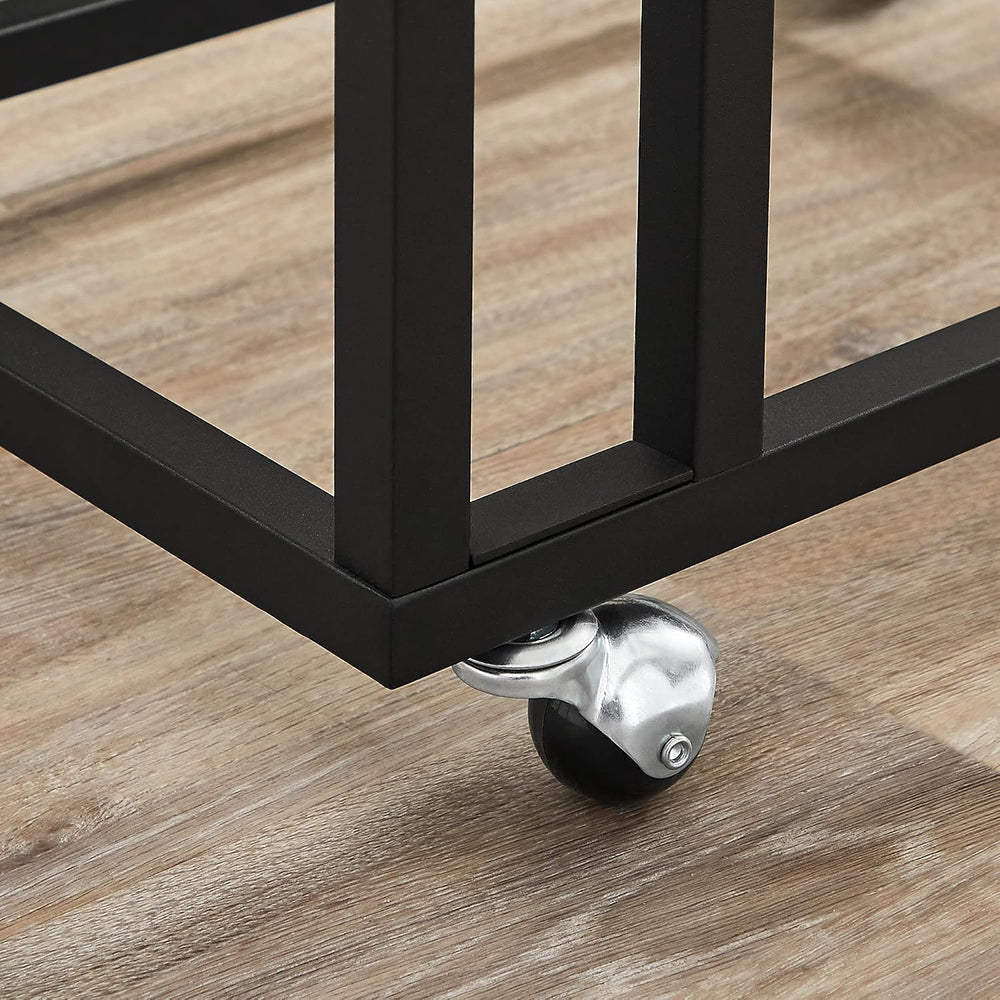 VASAGLE C Shape End Table for Couch or Sofa, Industrial Small Side Table | TV...