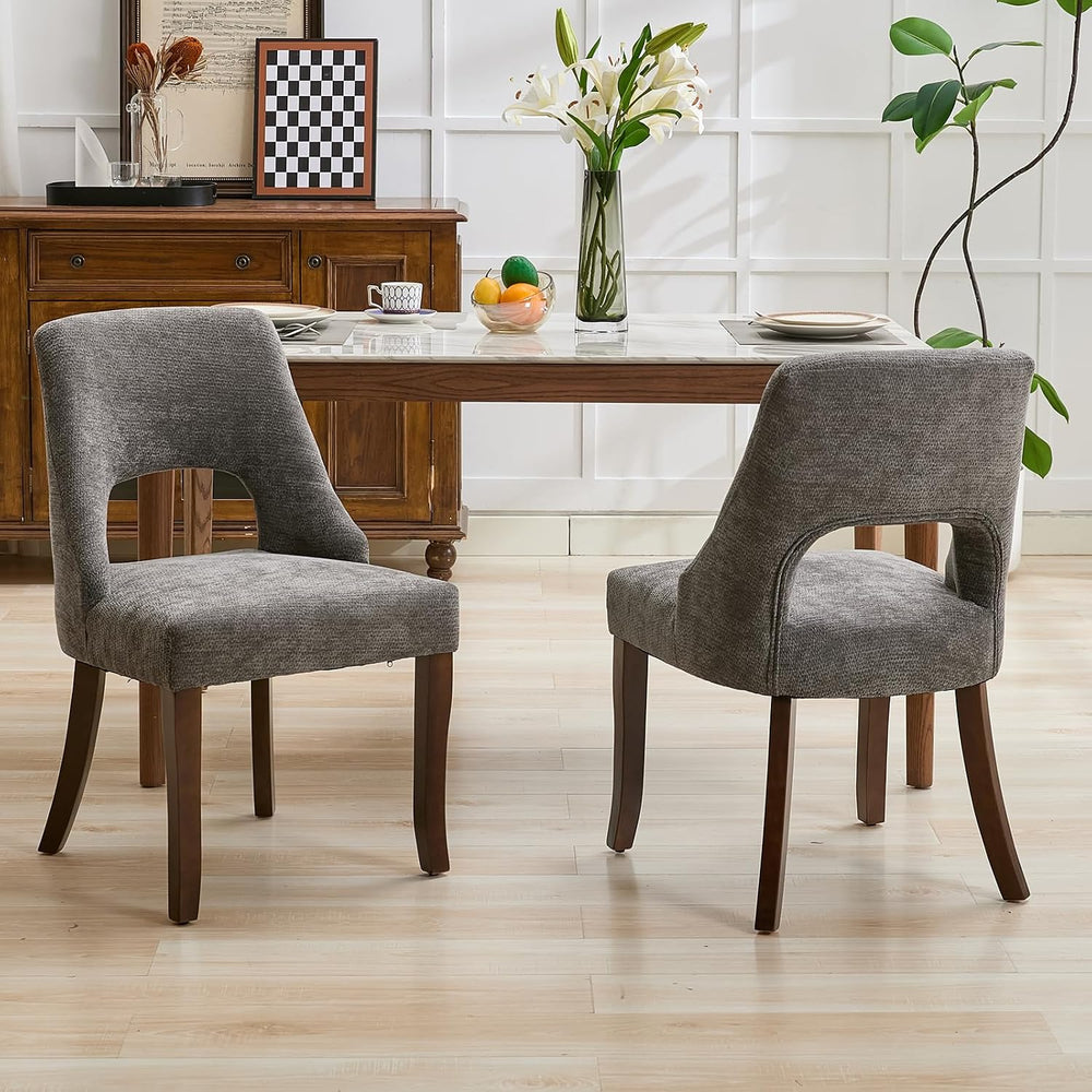 UVV Wooden Dining Chairs Set of 4, Mid Century Modern Upholstered Dining Room...