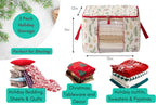 Canvas Storage Bags 2 Pack (Candycane Bag 2 Pack)