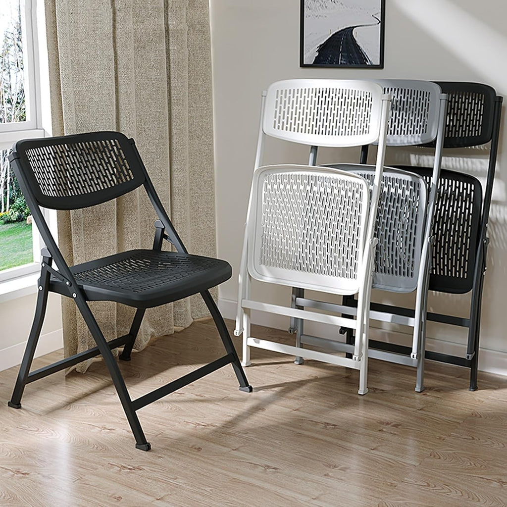 Plastic Folding Chair, Folding for Wedding Party Outdoor Indoor and Office, Portable Commercial(Green,1)