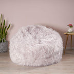 Christopher Knight Home Faux Fur Faux Fur Beanbag, 5', Lavender