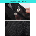 1Pcs Horse Grooming Bag Durable Horse Tool Bag with Pet Grooming Organizer for Horses, Dogs, and Other Pets (Black)