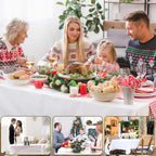 Vinyl Table Protector Pad with Flannel Backing, Heavy-Duty Table Padding for Dining Room Table, Waterproof, Heat Resistant, Non-Slip Under Tablecloth 90 x 54 inches, Rectangular